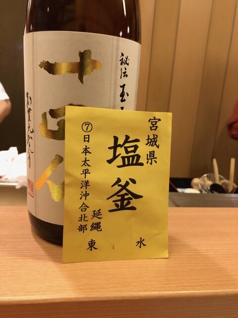 The moment of blooming the panorama of deliciousness ∴ Ueno Sushi Shop