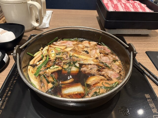 秋葉原の食べ放題すき焼き