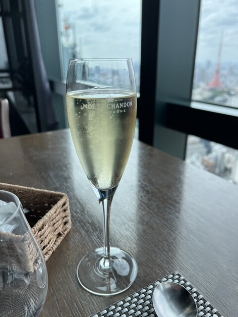 Delicious, tender, and juicy steaks grilled over charcoal fire. Sky-lined restaurant with stunning views and excellent service @ Shinbashi
