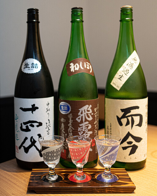 The selection of sake and the cuisine are both quite high-quality!