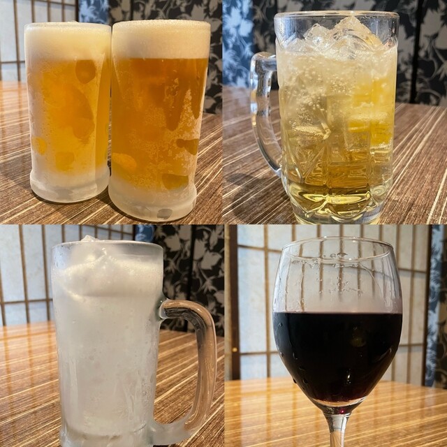新鮮な魚の爆発！選ぶことができるメイン料理付きの飲み放題コース