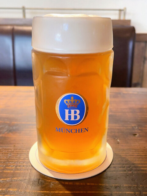 ドイツビールを軽く飲む