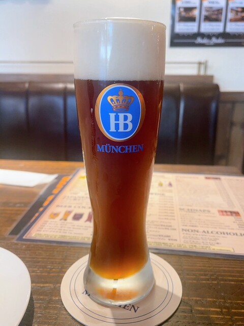 ドイツビールを軽く飲む