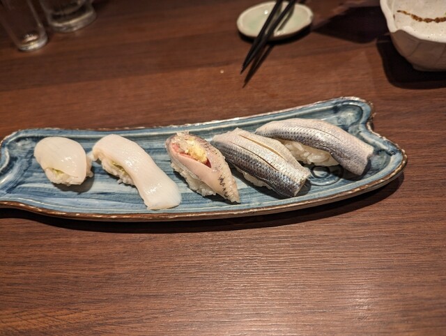 오랜만의 스시 정식.