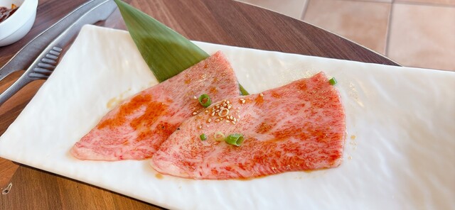 흑모 소 런치 코스를 맛보았습니다.