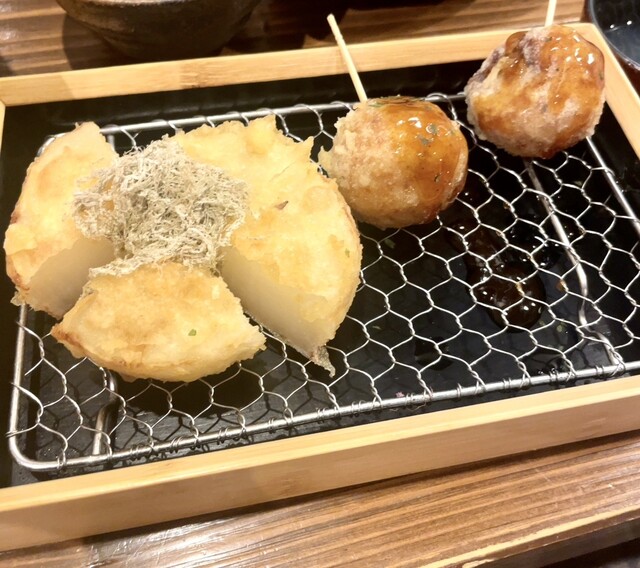 愛知県名古屋市千種区今池の佐野ビルにある、ヘルシーな創作天ぷらと産地直送の鮮魚が楽しめる和風居酒屋さん♪
