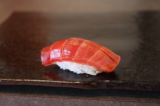 We enjoyed delicious sushi.