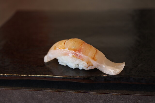 We enjoyed delicious sushi.