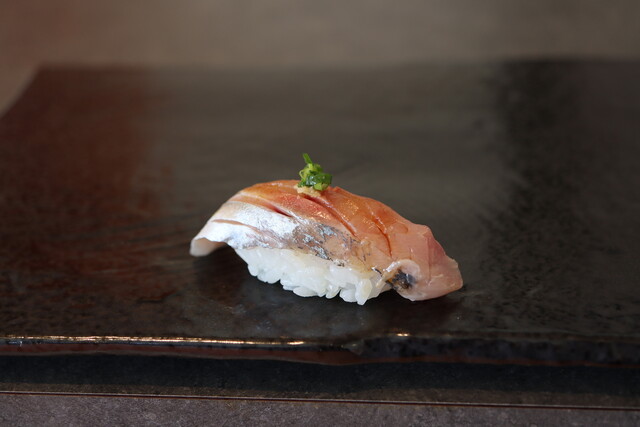 We enjoyed delicious sushi.