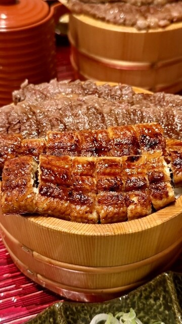 豪華な肉とイカのコラボレーション✨