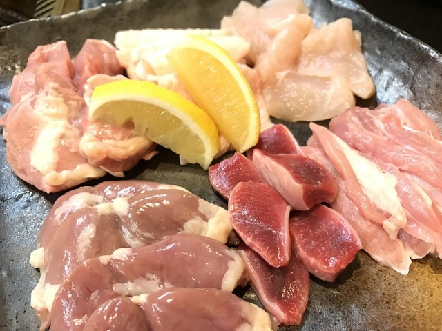 단바 지역의 닭을 직접 구워보기