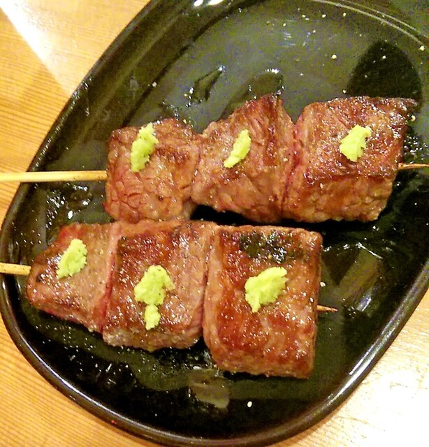 美味しい串焼きと旨味のある肉